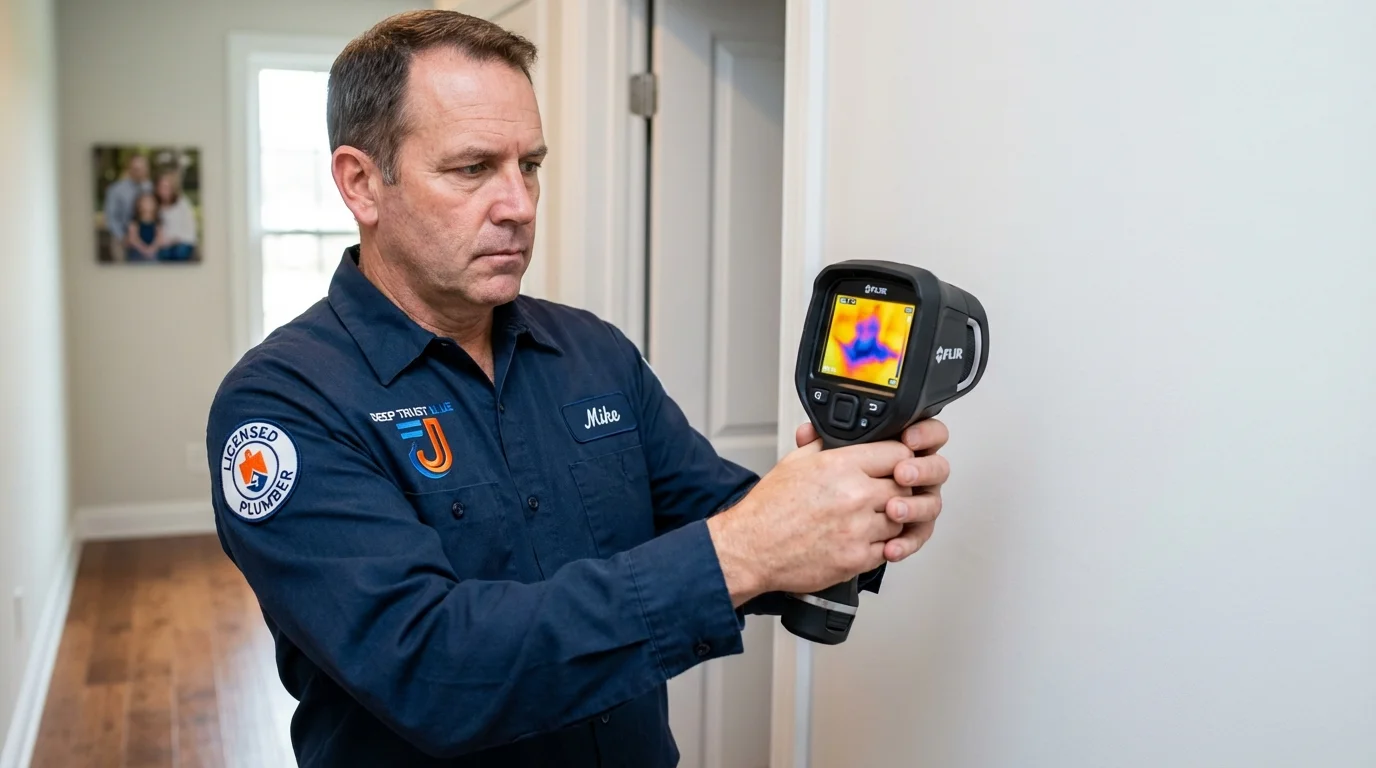 Thermal imaging leak detection by Johns Plumbing LLC in Kekaha